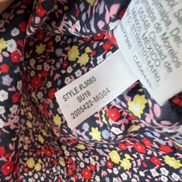 J. Crew Ditsy Floral Print Button Down Shirt - Picture 7 of 8